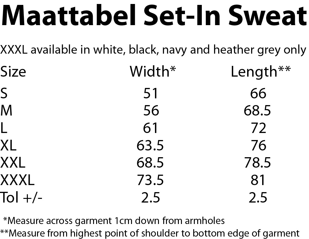 FotL maattabel 622020