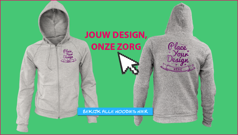 Hoodies bedrukken met naam of logo