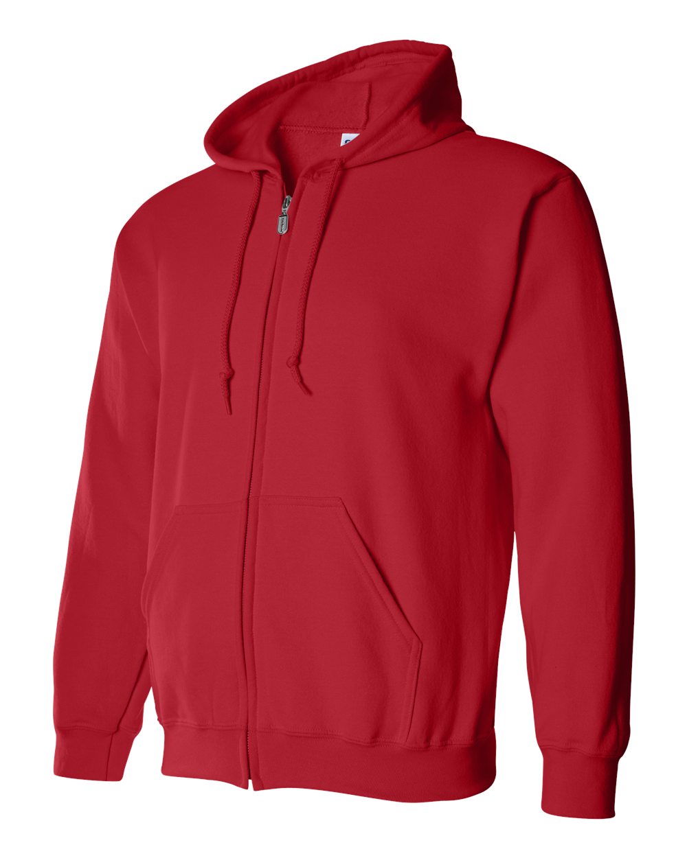 Gildan Heavy Blend Full Zip Hoodie GIL18600 Red