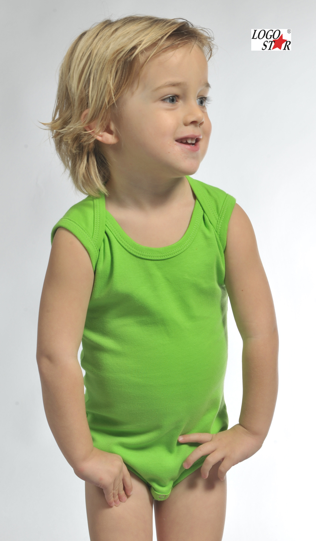 mouwloos babyromper