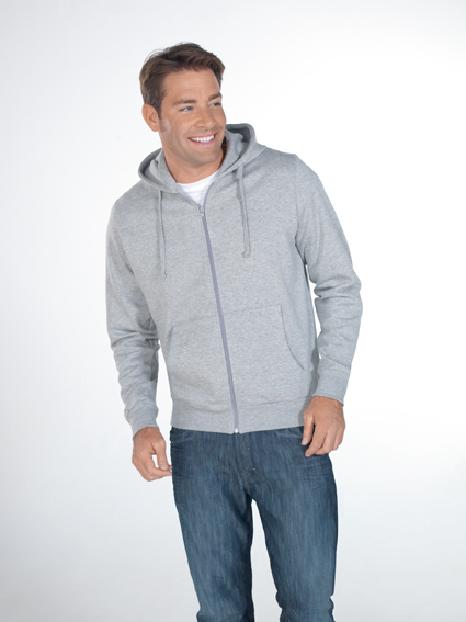 Hanes Beefy Full Zip Hooded Sweater met rits