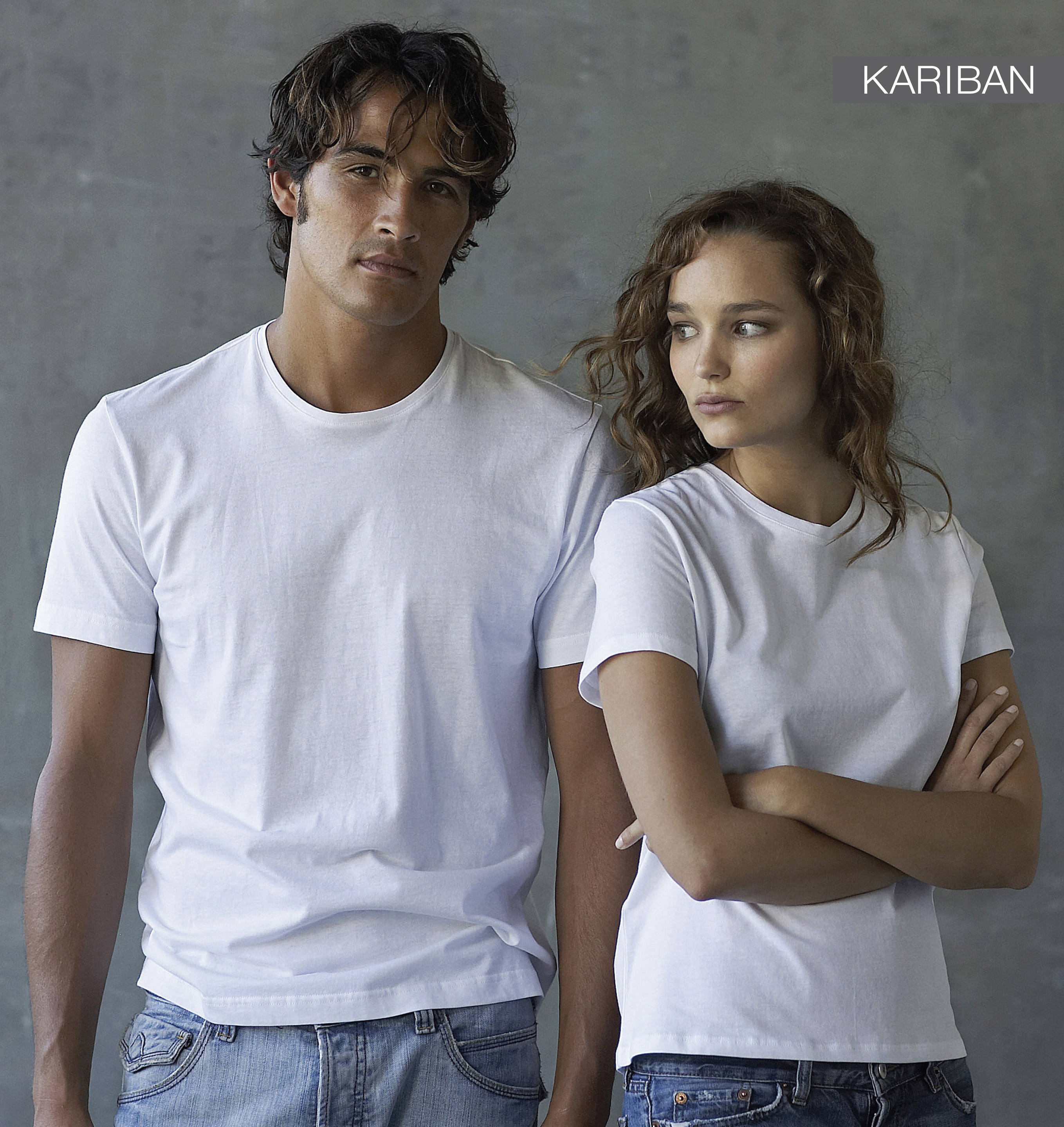 Dames en Heren T-shirt met korte mouwen en ronde hals