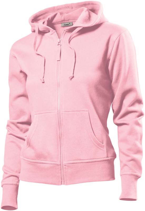 Hanes Spicy dames hoodie 6510 Light Pink