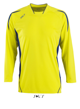 Sols Maracana LS Kids Lemon - Royal Blue