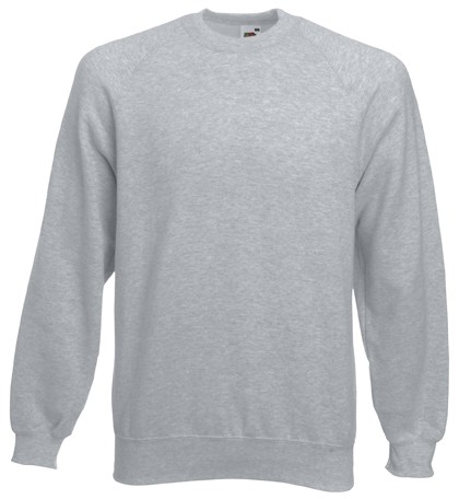 Fruit of the Loom Raglan Sweater SC4 Heather Grey