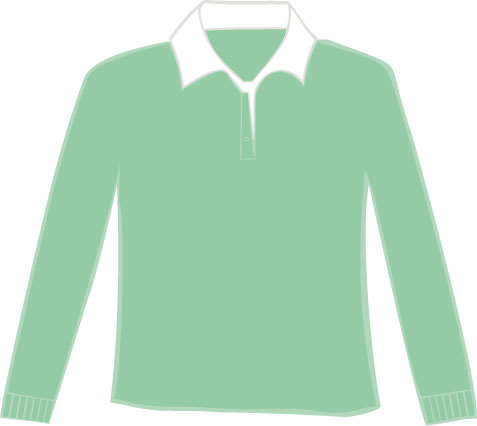 LEM3214 Ice Green - White