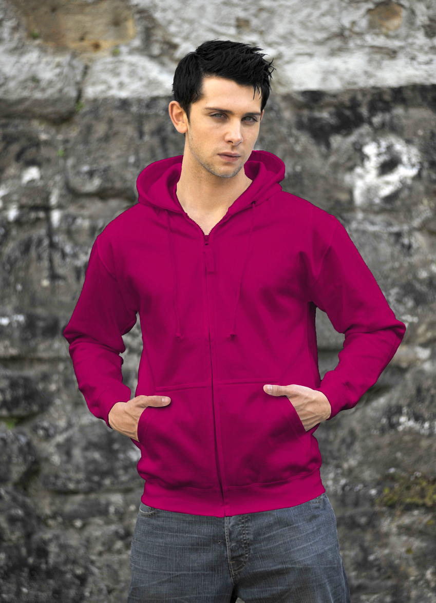 AWDis Zoodie JH050 hoodie Hot Pink
