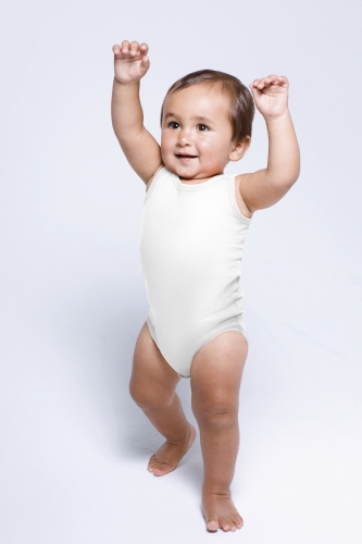 Baby Vest Bodysuit White