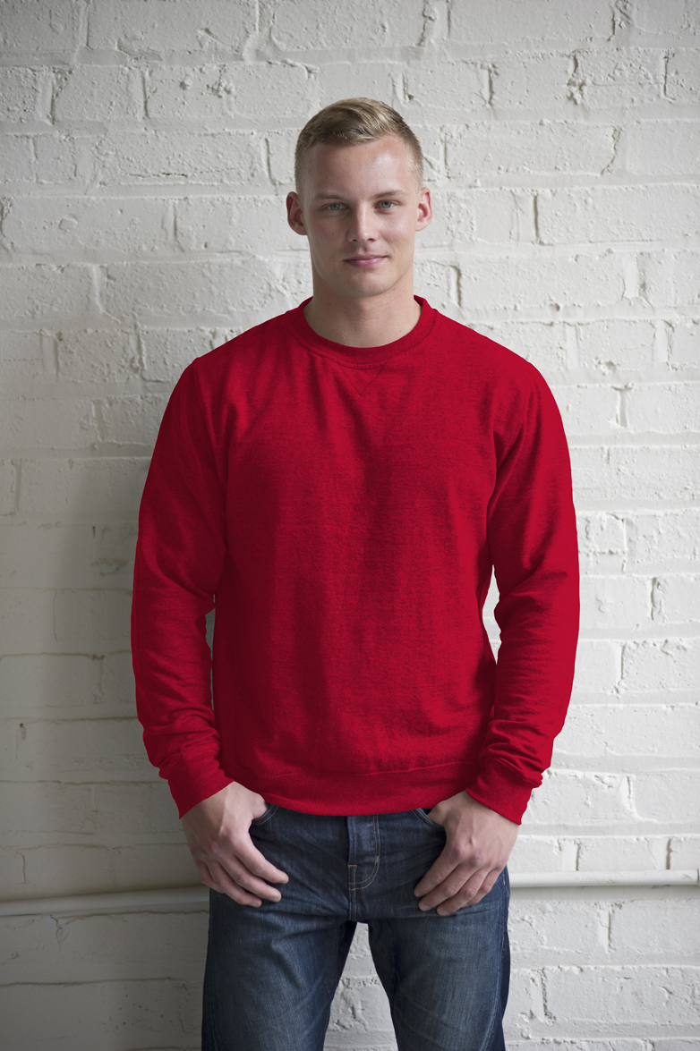 AWDis Heather Sweater JH040 Red Heather
