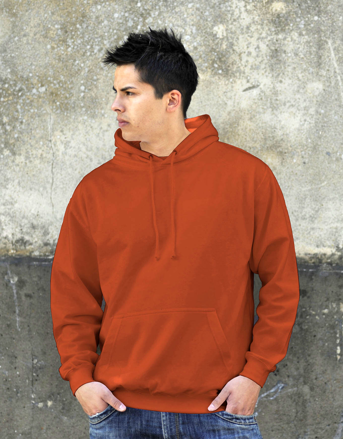 AWDis College Hoodie Burnt Orange
