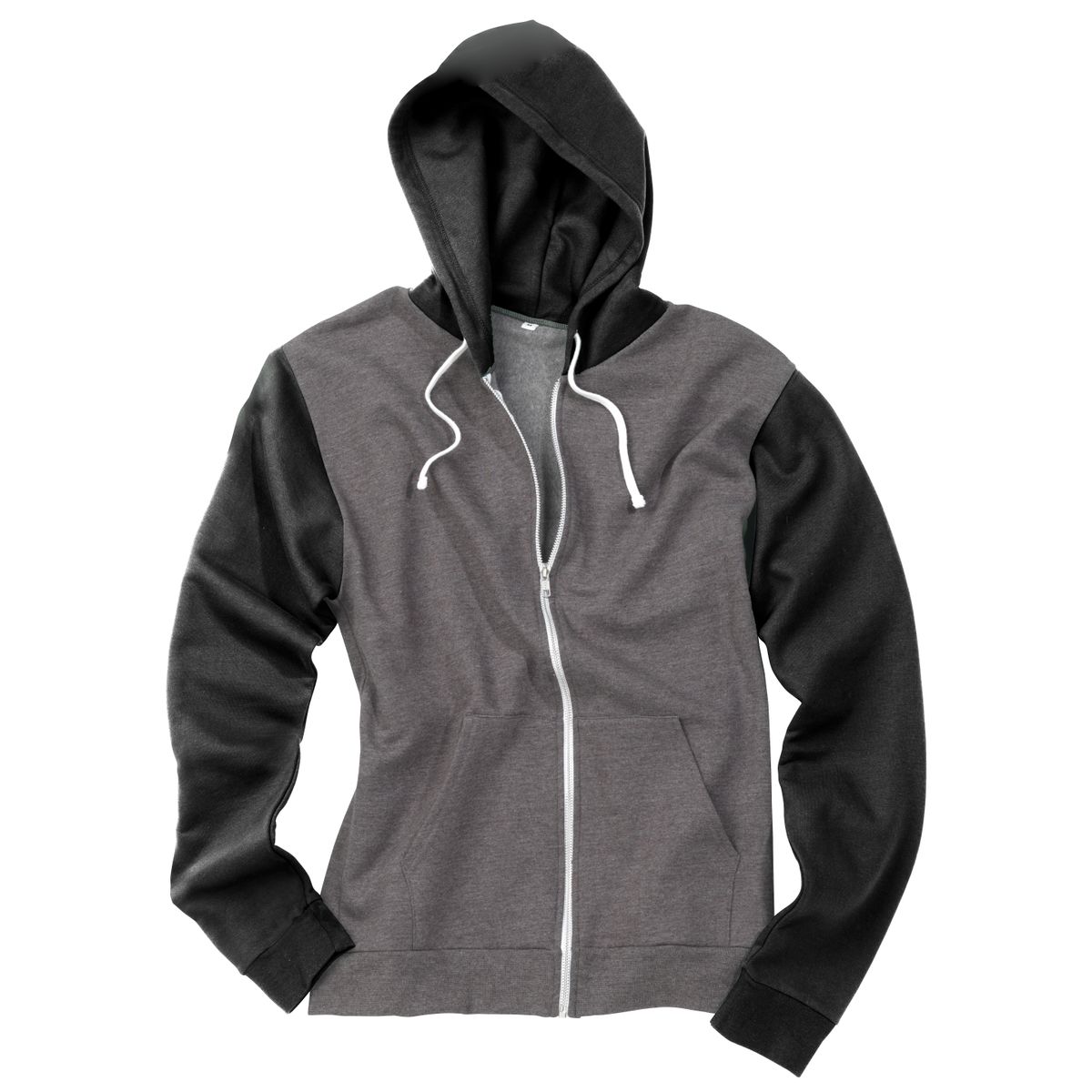AWDis Retro Zoodie Charcoal - Jet Black
