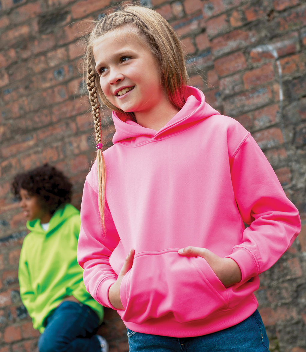 Versnellen maniac zeewier AWDis Kids Electric Hoodie | Felle kleuren | Voordelige prijzen