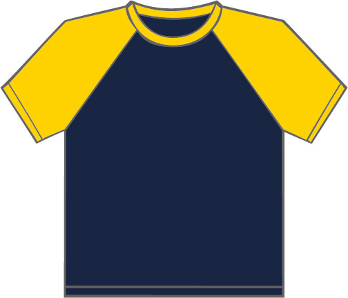 K330 Navy - Yellow