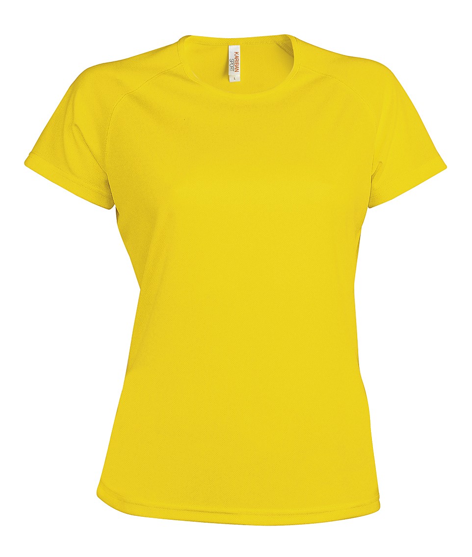 Heren Sport T-shirt KS030 True Yellow