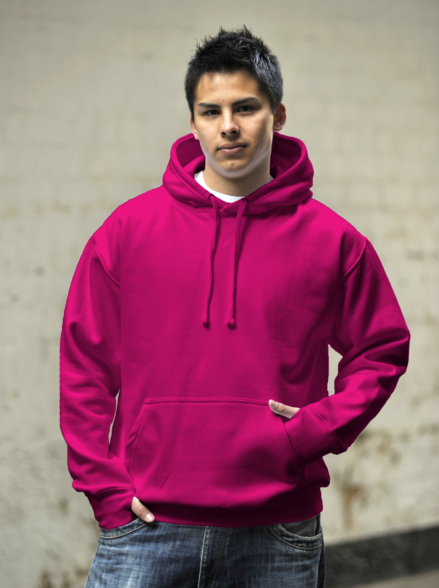 AWDis Street Hoodie JH020 Hot Pink