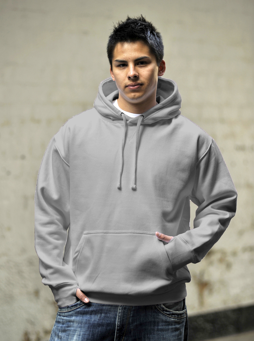 AWDis Street Hoodie JH020 Heather Grey