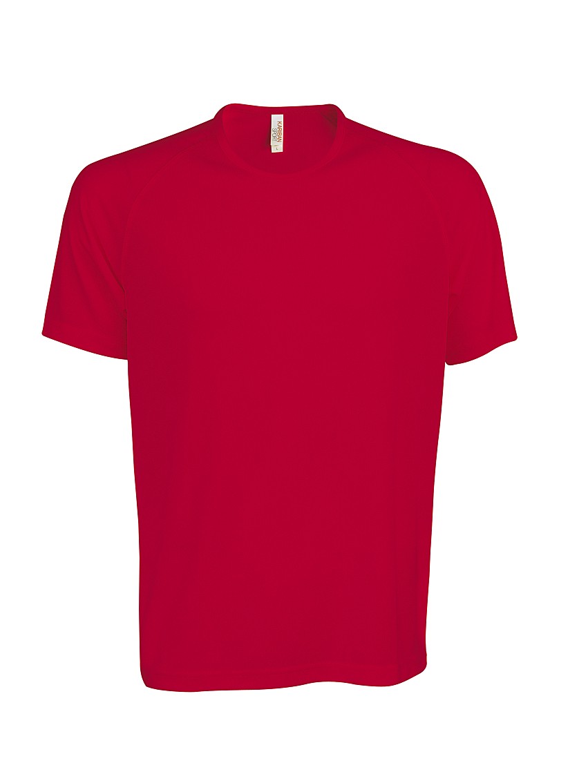Heren Sport T-shirt KS017 Red