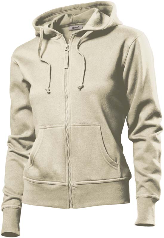 Hanes Spicy dames hoodie 6510 Beige
