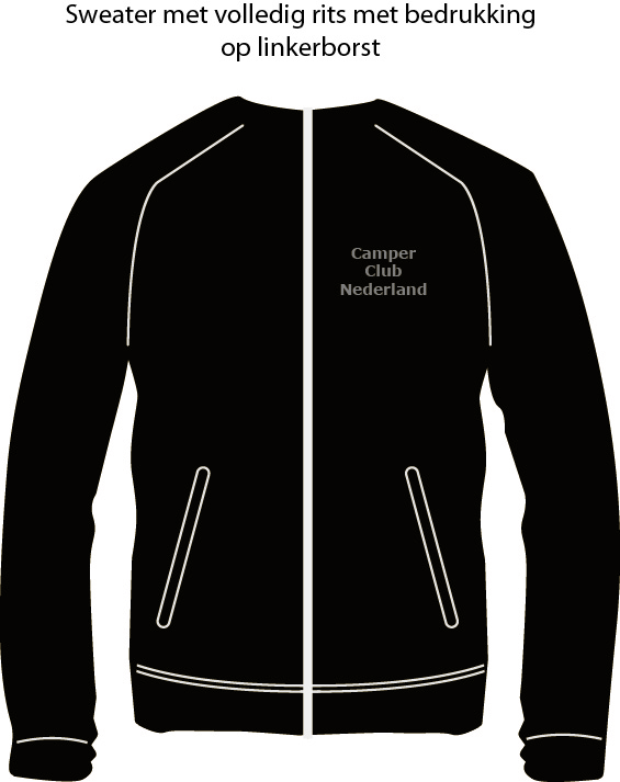 Sweater mer rits