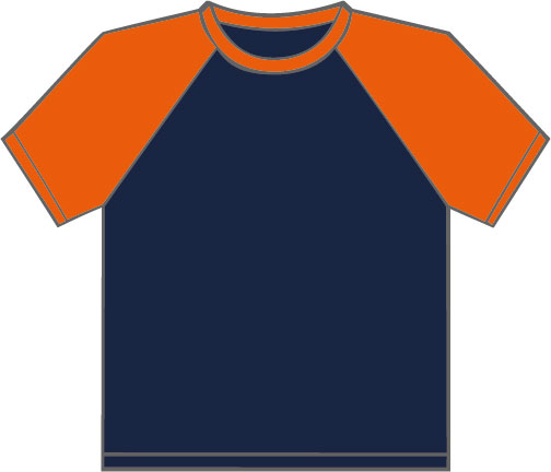 K330 Navy - Orange