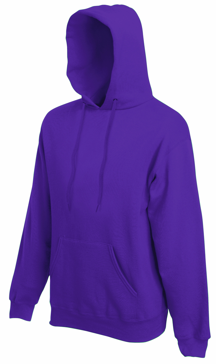 Fruit of the Loom hoodie sweater Purple