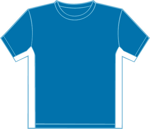 PA403 Royal Blue - White