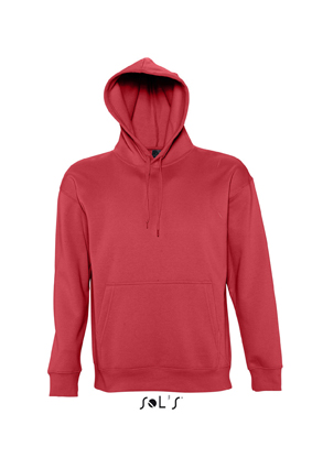 Sols Slam Unisex Hooded Sweater Red