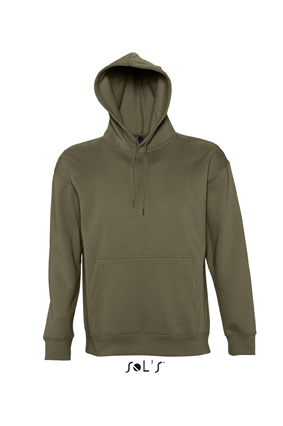 Sols Slam Unisex Hooded Sweater Army