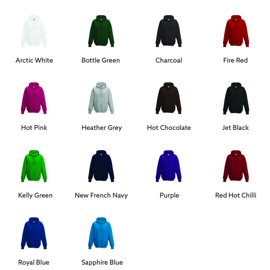 AWDis Hoods Street hoodie JH020 alle kleuren