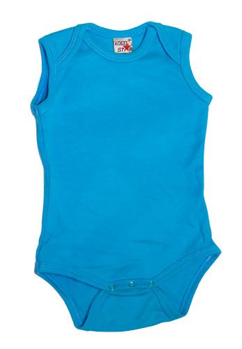 Sleeveless Romper Boys Blue