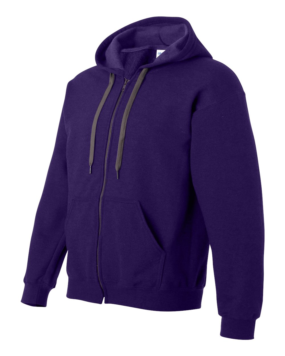 Gildan Vintage Classic Full Zip Hooded Sweatshirt GIL18700 Blackberry