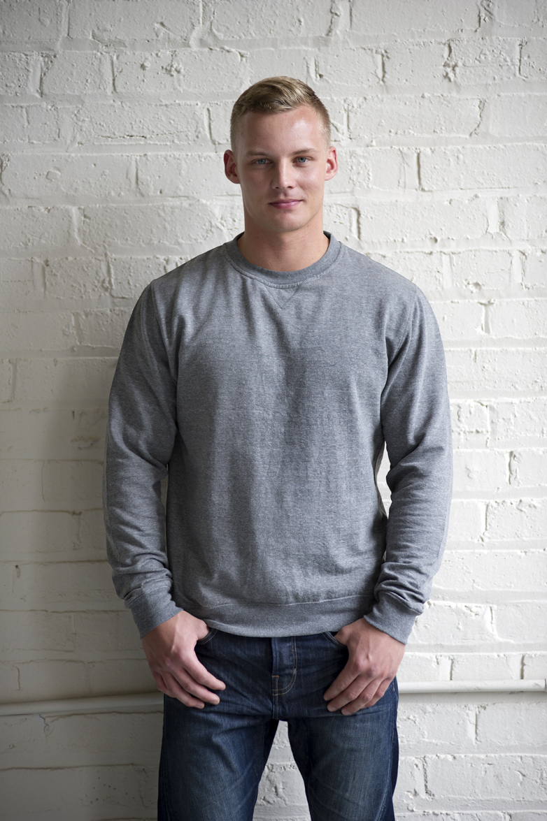 AWDis Heather Sweater JH040 Grey Heather