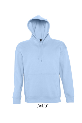 Sols Slam Unisex Hooded Sweater Sky Blue