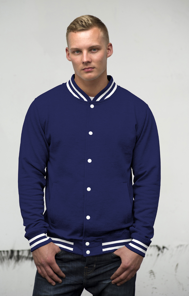 AWDis College Jacket JH041 Oxford Navy