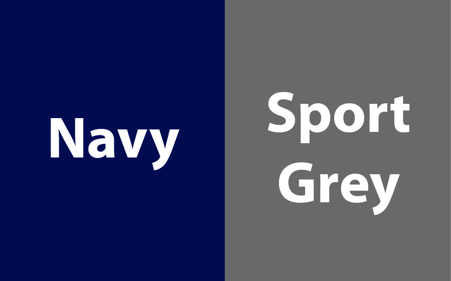 Gildan Heavy Blend Contrasted Hoodie GI185C00 Navy - Sport Grey