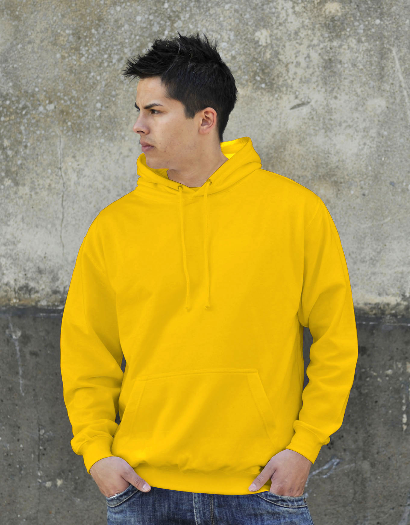 AWDis College Hoodie Sun Yellow