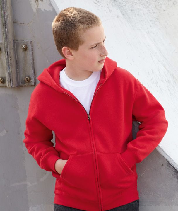 Fruit of the Loom Kids Zip Hoodie Sweater 