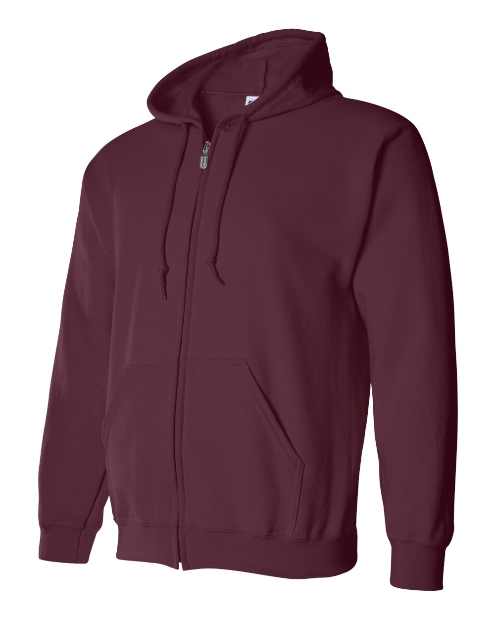 Gildan Heavy Blend Full Zip Hoodie GIL18600 Maroon