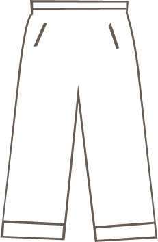 SP102 Heren Kuitbroek White