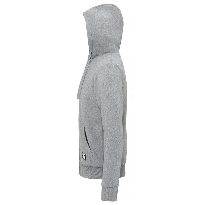 Affordable Fashion Sherpa fleece lined zip hoodie zijkant
