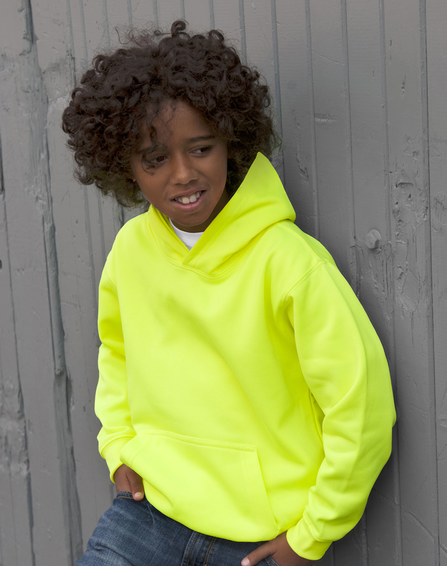 AWDis Kids Electric Hoodie JH04J Hoodie Kind Electric Yellow