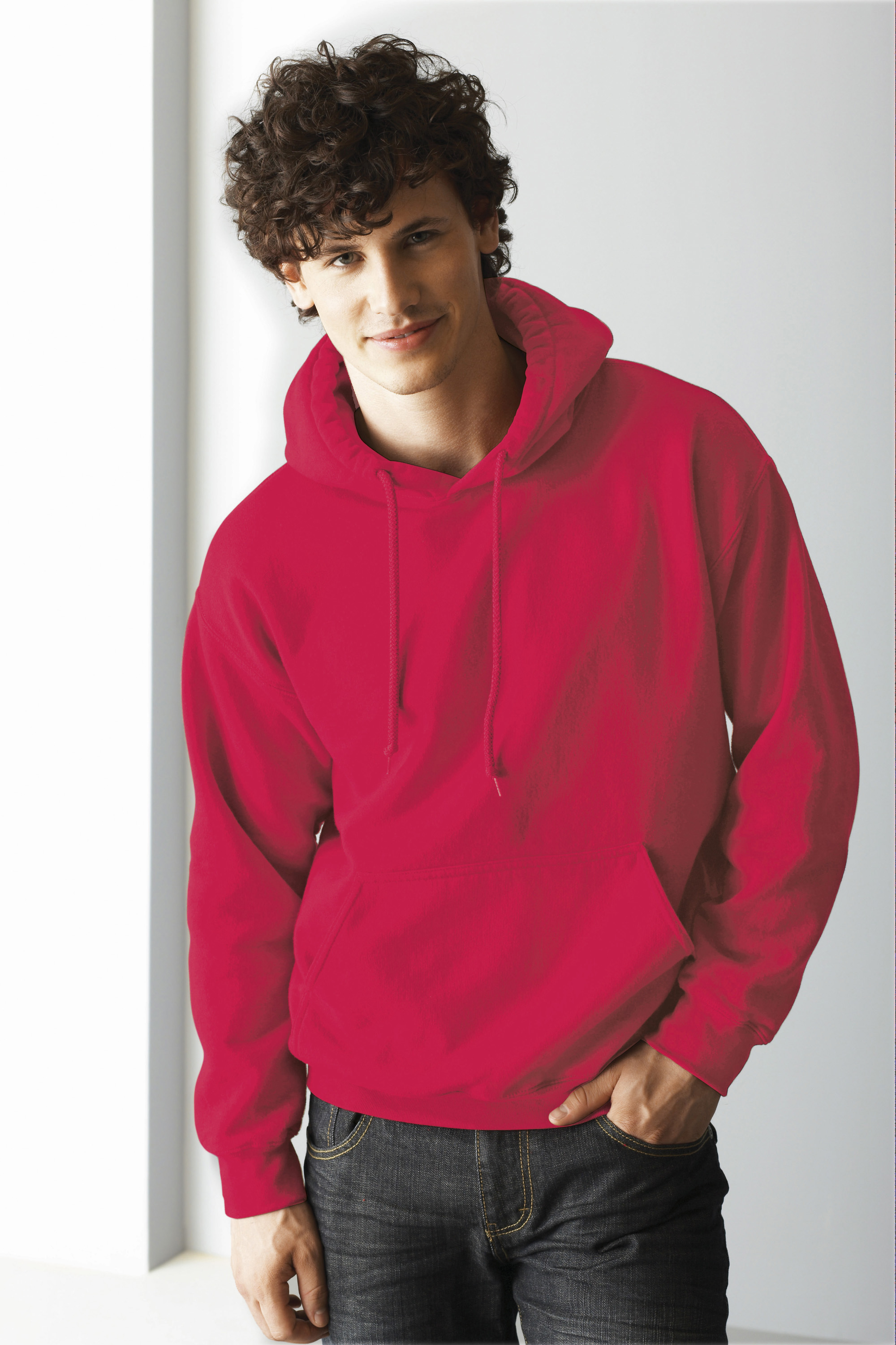 Gildan Ultra Blend Hooded sweater rood