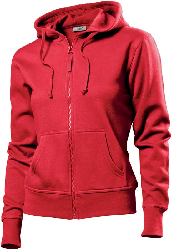 Hanes Spicy dames hoodie 6510 Red