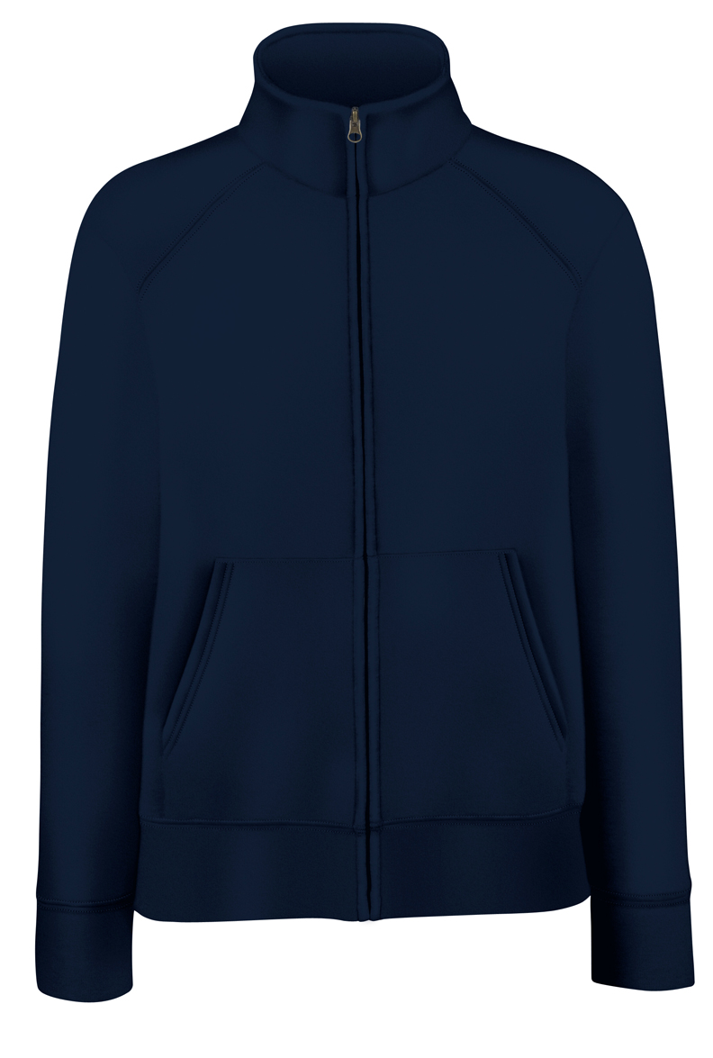 Fruit of the Loom Lady-Fit Sweat Jacket 621160 Deep Navy