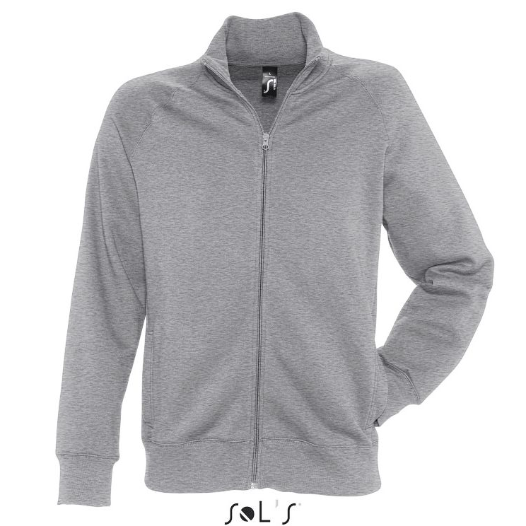 Sols Sundae Unisex Zip Sweater grey