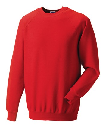 Russell Raglan Sleeve Sweater RU7620M Bright Red