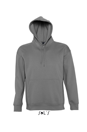 Sols Slam Unisex Hooded Sweater Dark Grey