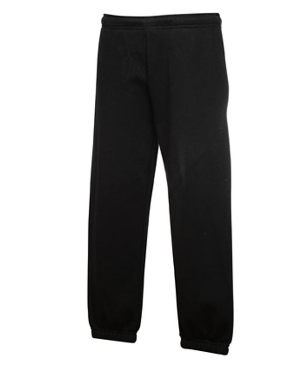 Fruit of the Loom Kids Joggingbroek Black