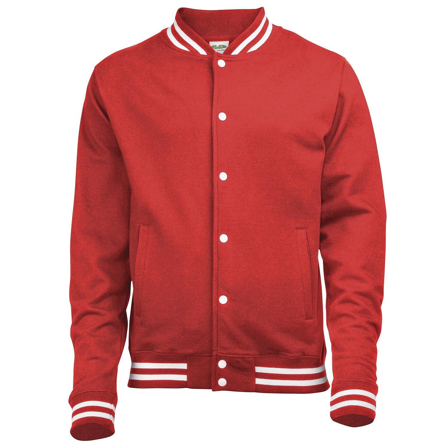 AWDis College Sweater Jacket fire red