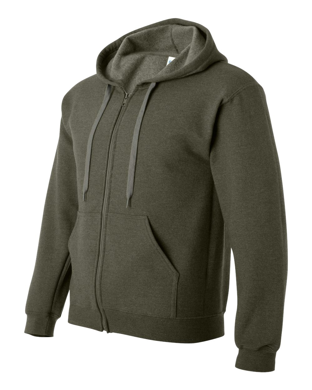 Gildan Vintage Classic Full Zip Hoodie GIL18700 Moss